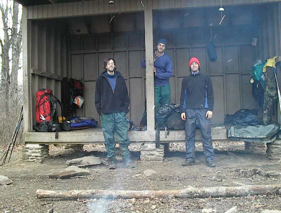 Thru-Hikers @ Blue Mountain Shelter